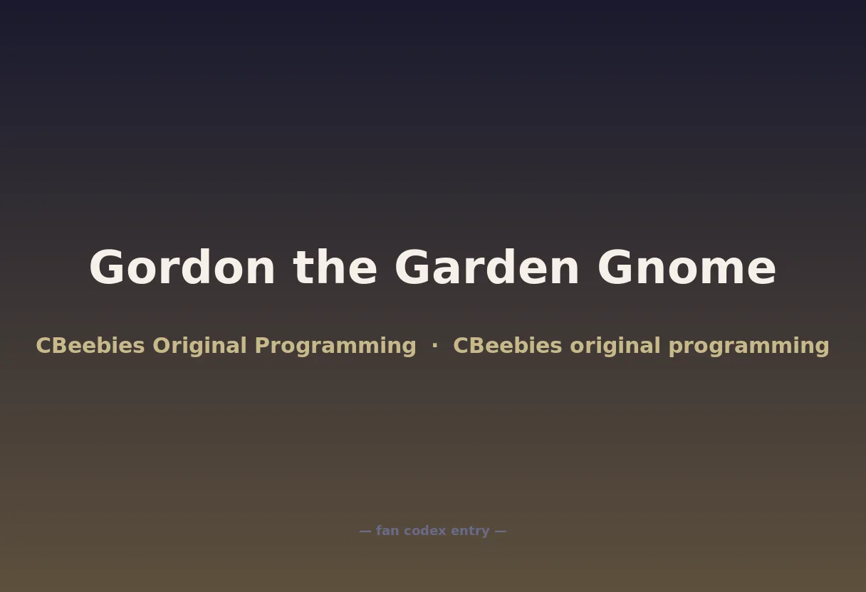 Gordon the Garden Gnome