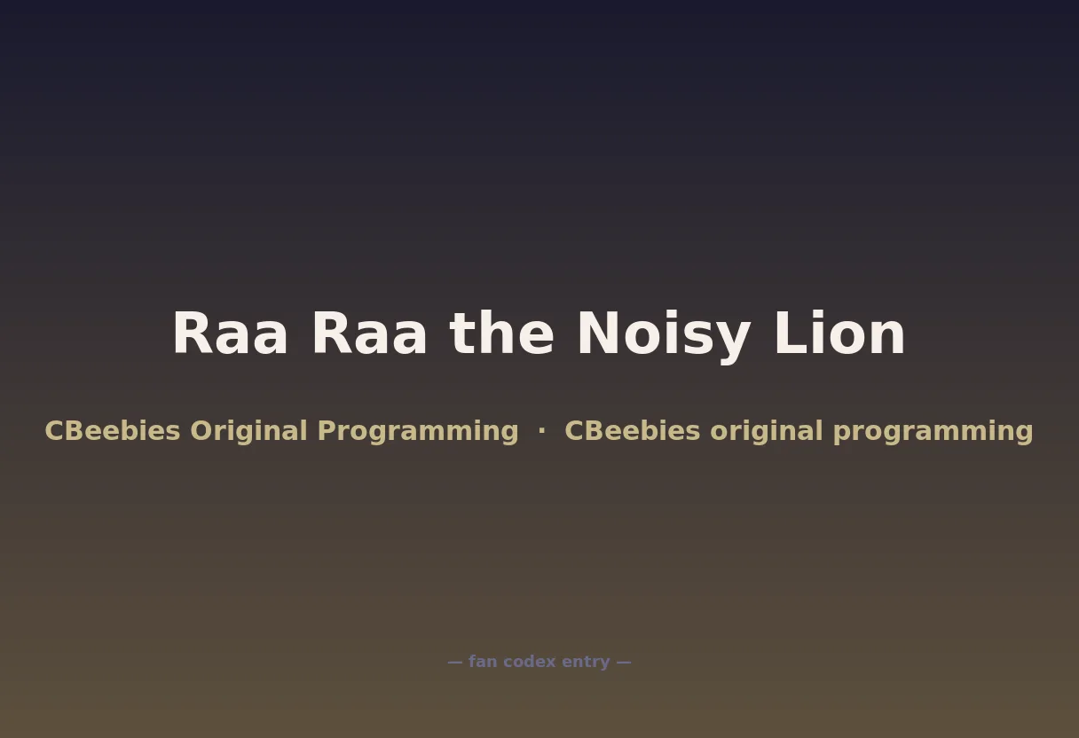 Raa Raa the Noisy Lion
