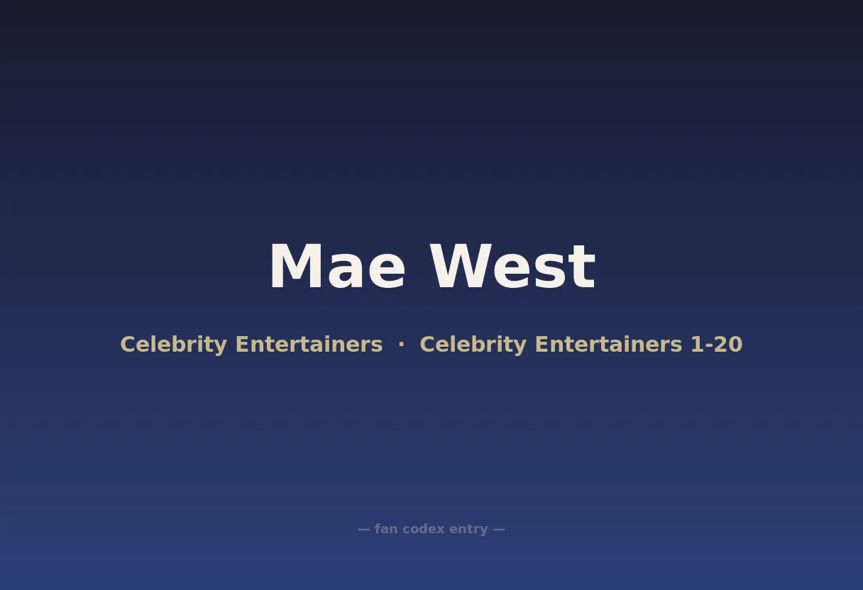 Mae West