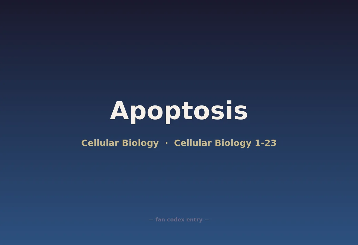 Apoptosis
