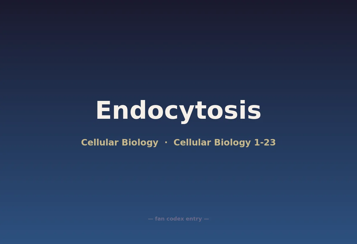 Endocytosis