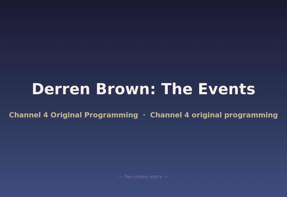 Derren Brown: The Events