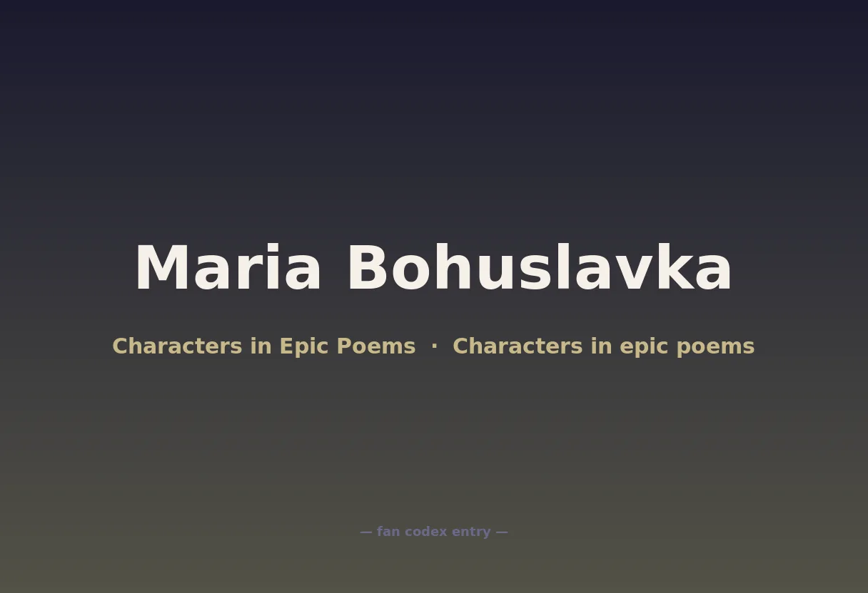 Maria Bohuslavka