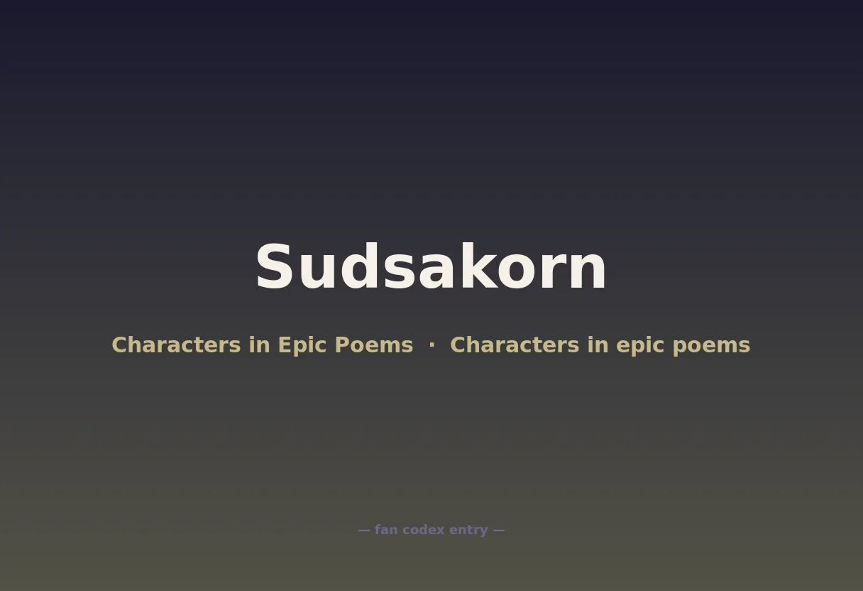 Sudsakorn