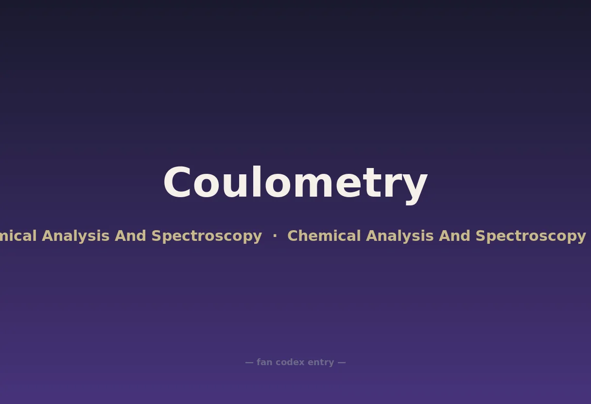 Coulometry