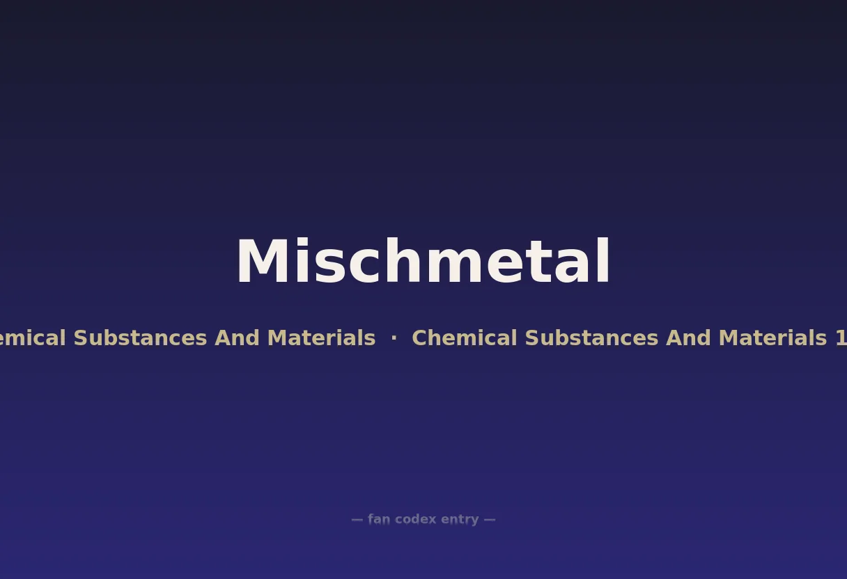 Mischmetal