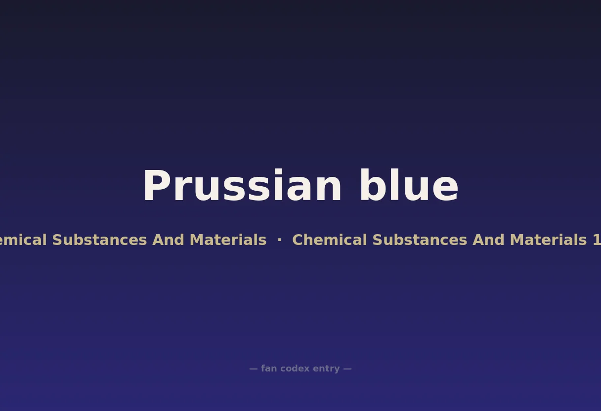 Prussian blue