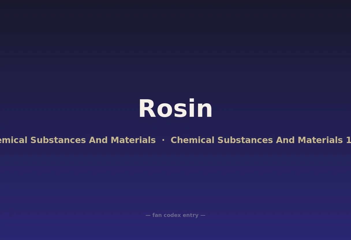 Rosin