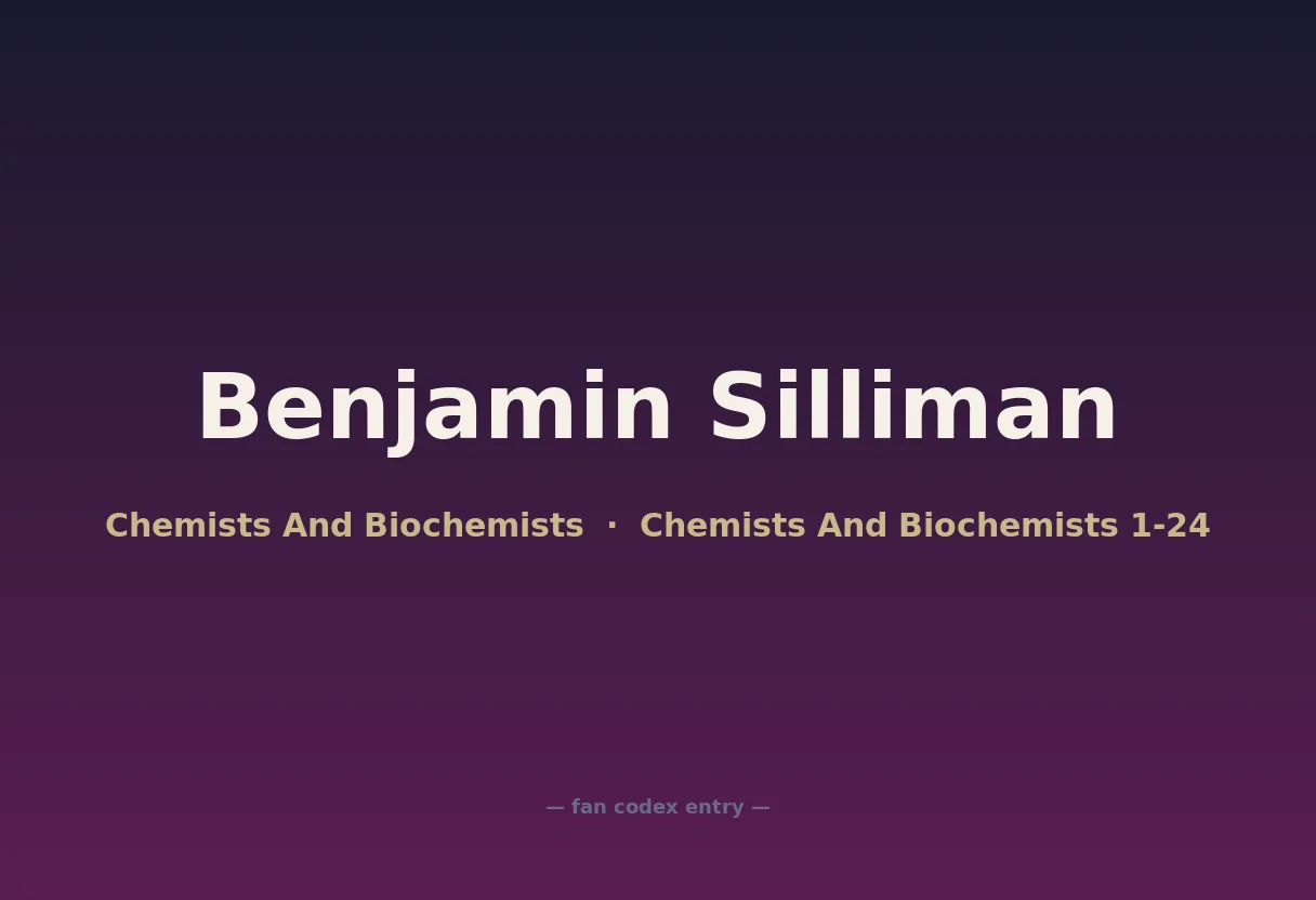 Benjamin Silliman