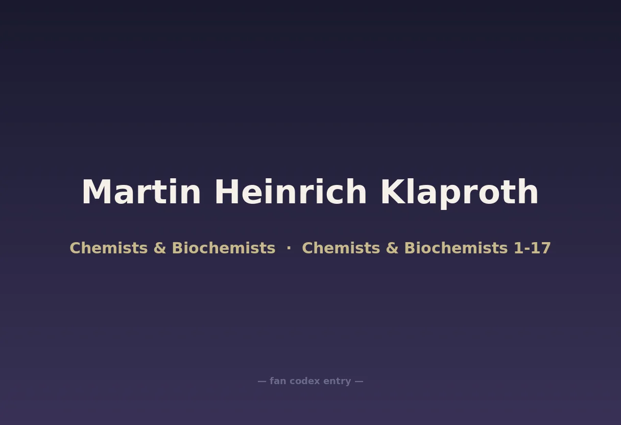 Martin Heinrich Klaproth