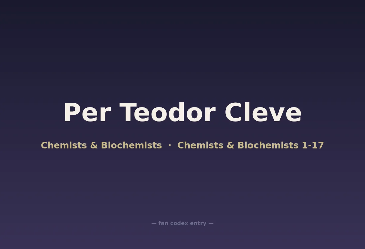 Per Teodor Cleve