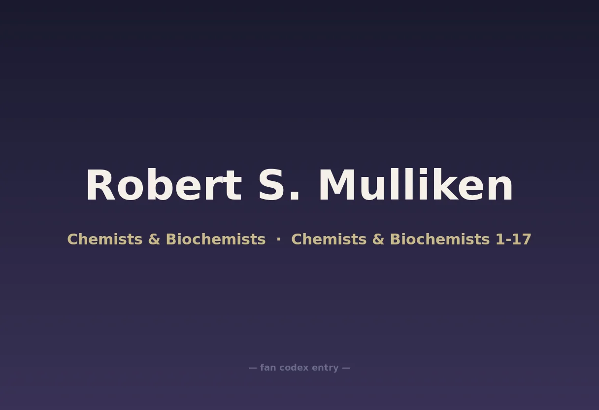 Robert S. Mulliken