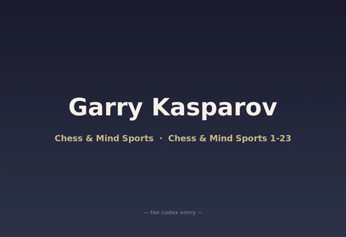 Garry Kasparov