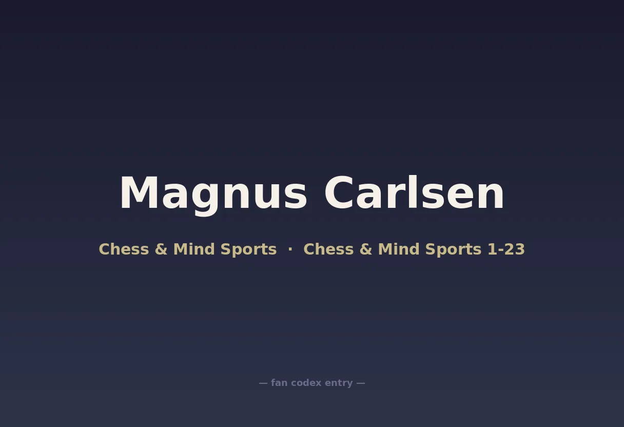 Magnus Carlsen
