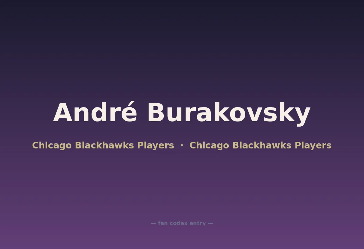 André Burakovsky