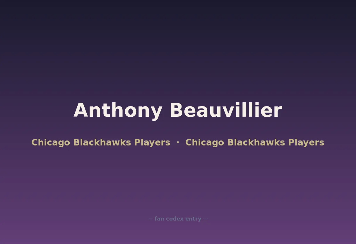 Anthony Beauvillier
