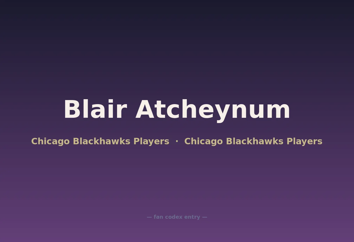 Blair Atcheynum