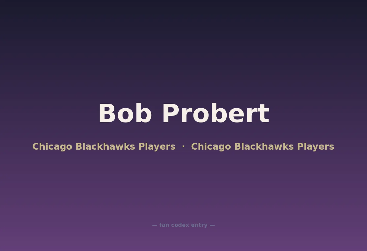 Bob Probert