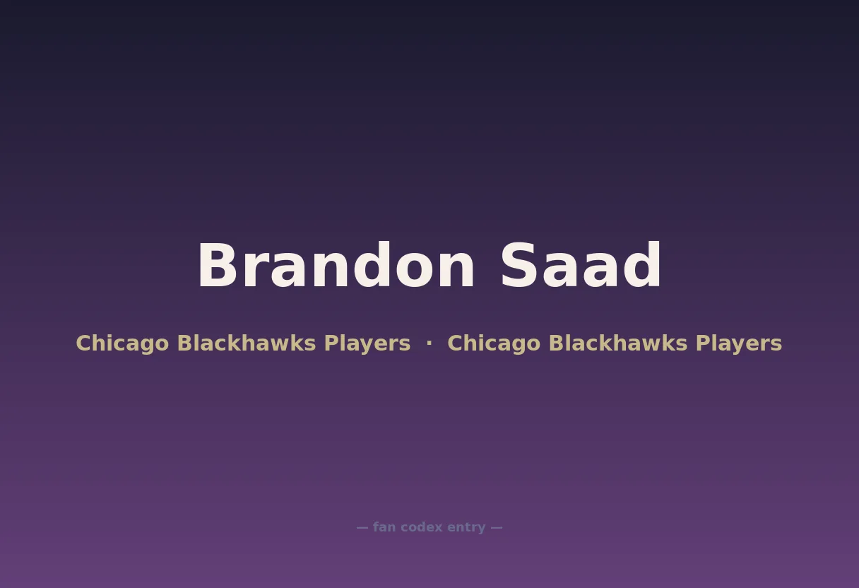Brandon Saad