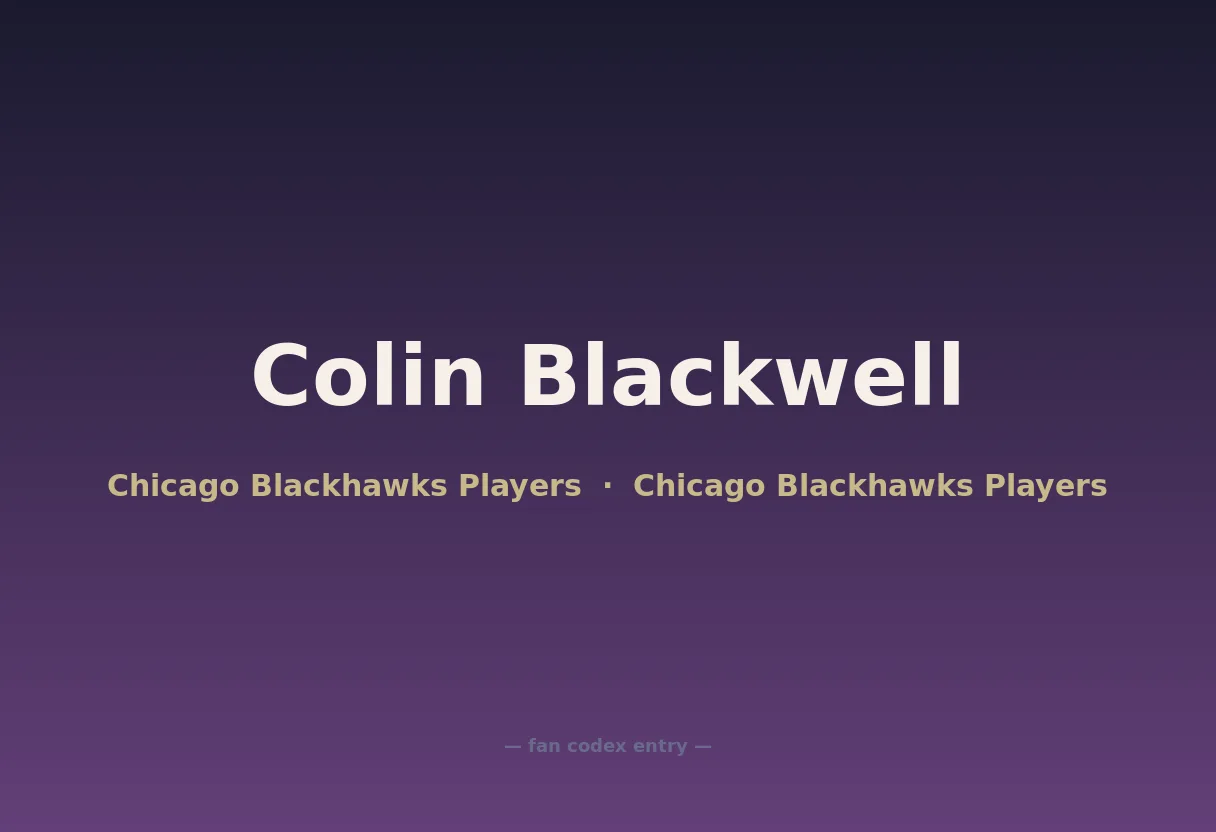 Colin Blackwell