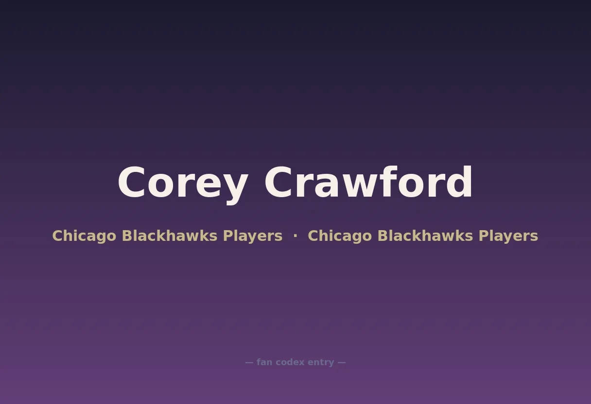 Corey Crawford