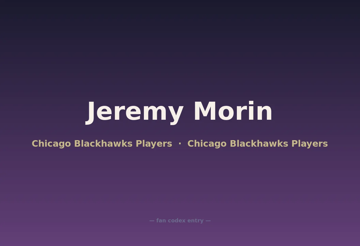 Jeremy Morin