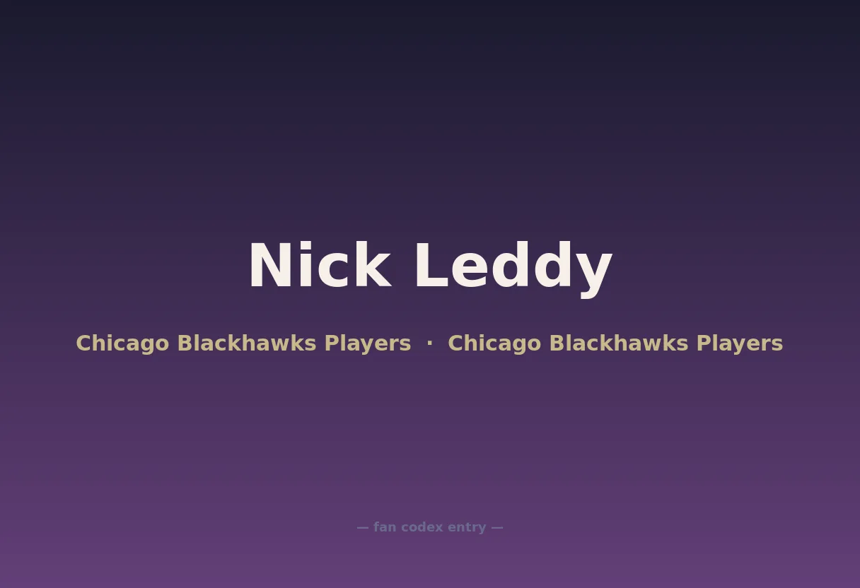 Nick Leddy