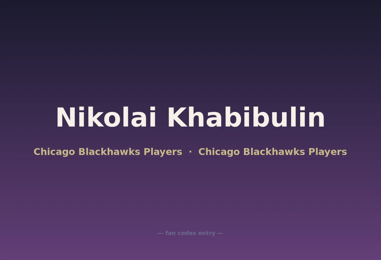 Nikolai Khabibulin