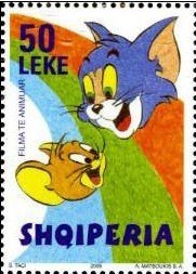 Stamp of Albania - 2005 - Colnect 374065 - Tom and Jerry