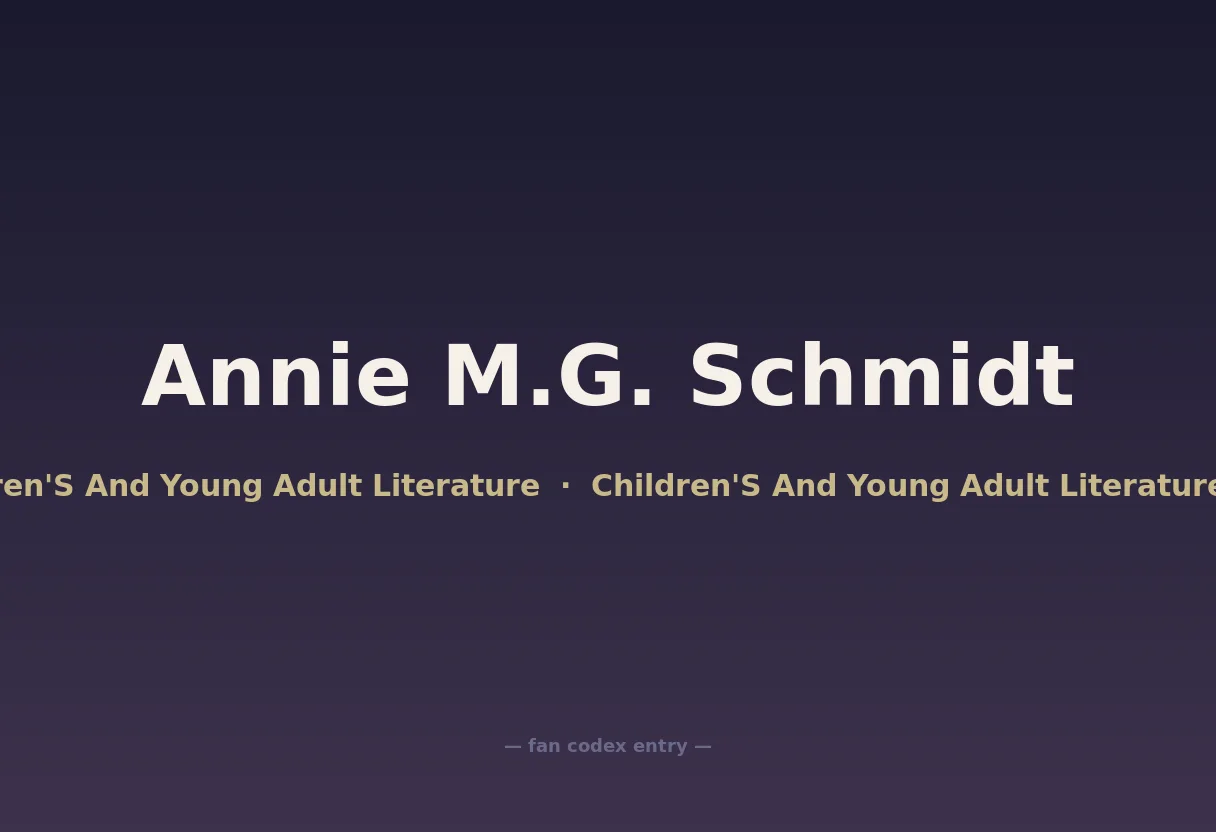 Annie M.G. Schmidt