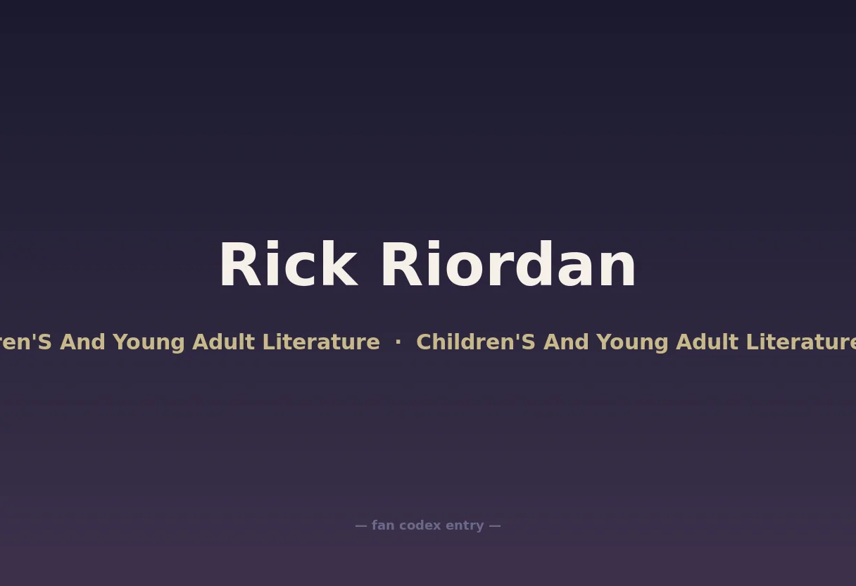 Rick Riordan