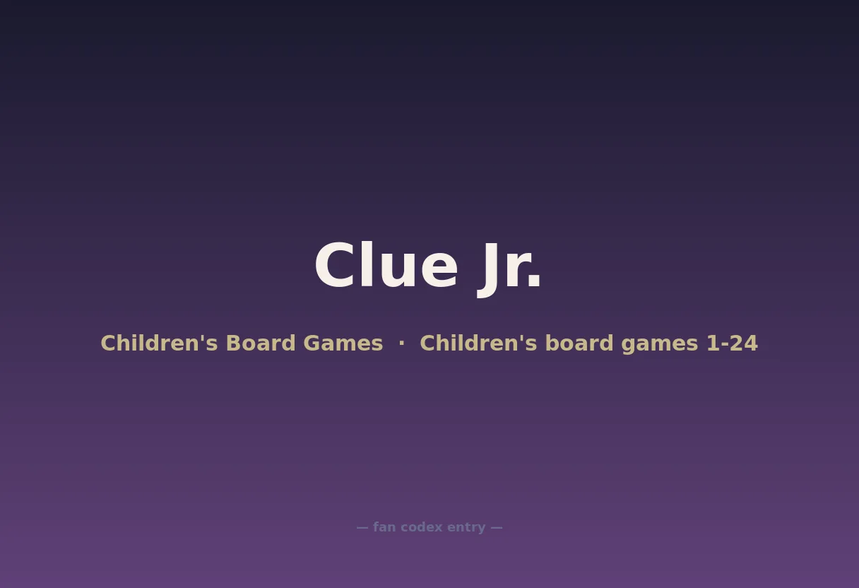 Clue Jr.
