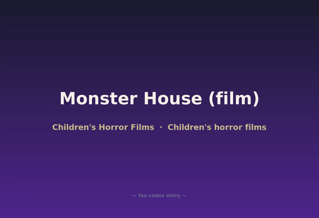 Monster House (film)
