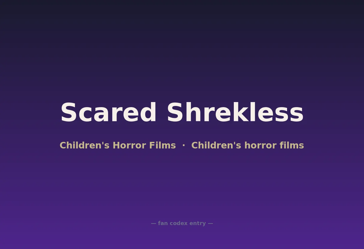 Scared Shrekless