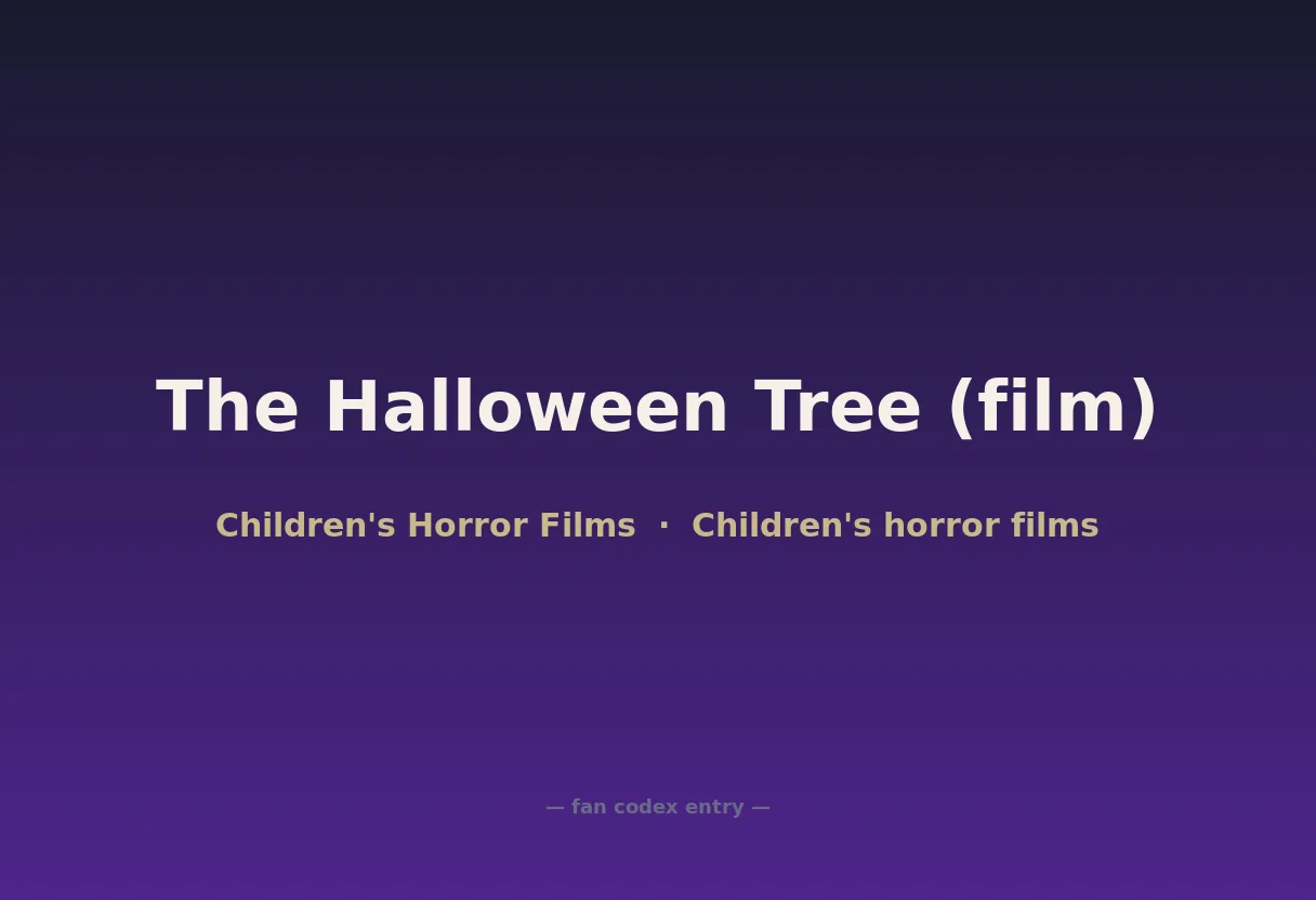 The Halloween Tree (film)