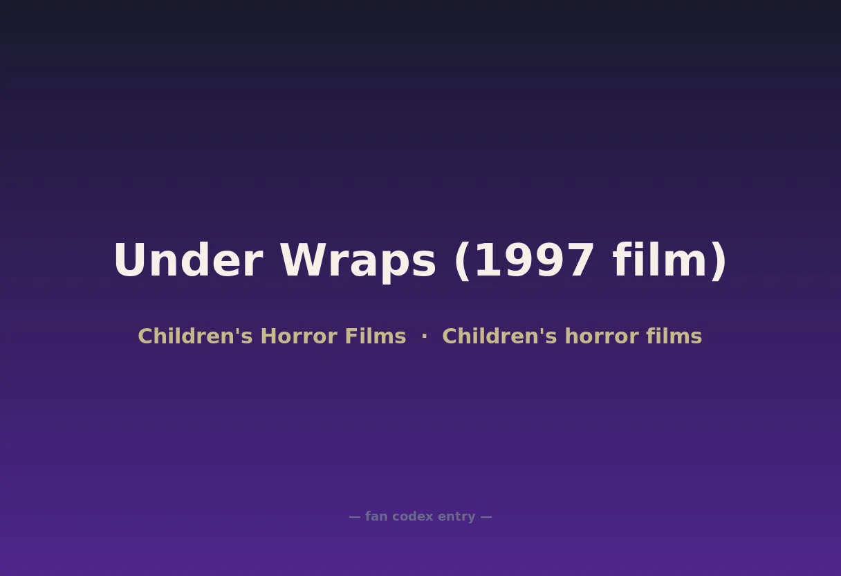 Under Wraps (1997 film)