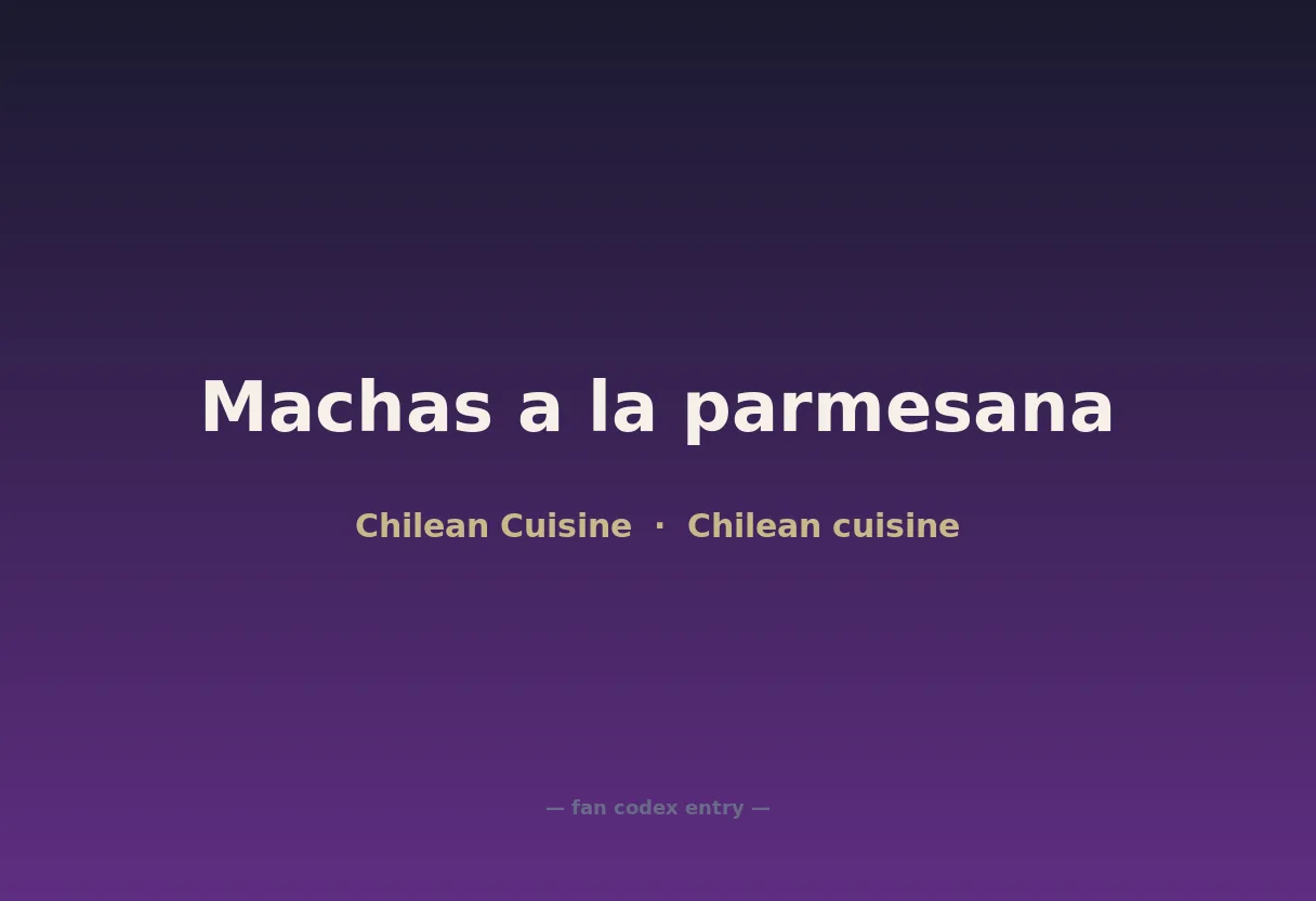 Machas a la parmesana