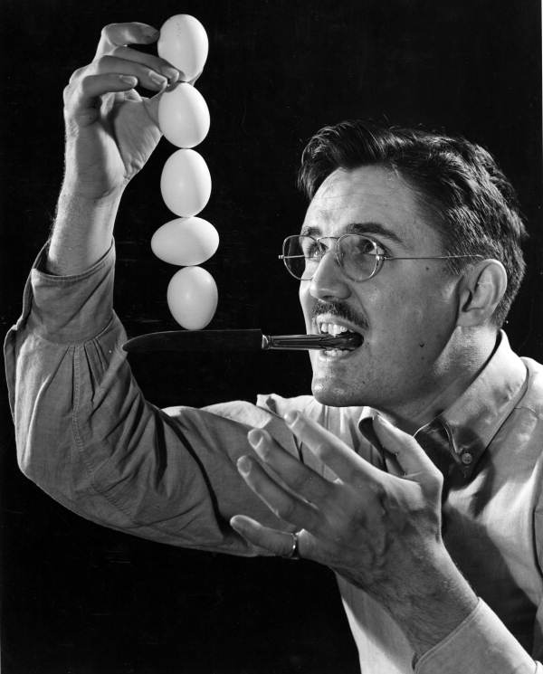 Egg balancing