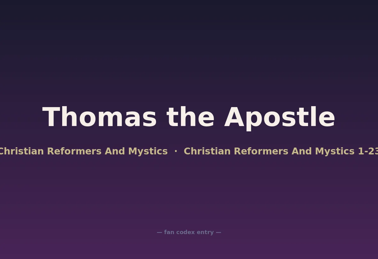 Thomas the Apostle