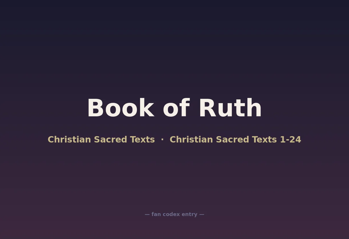 Book of Ruth