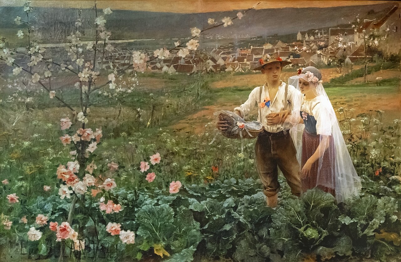 Beaux-Arts de Carcassonne - Mariage innocent 1884 - Jean-Eugène Buland