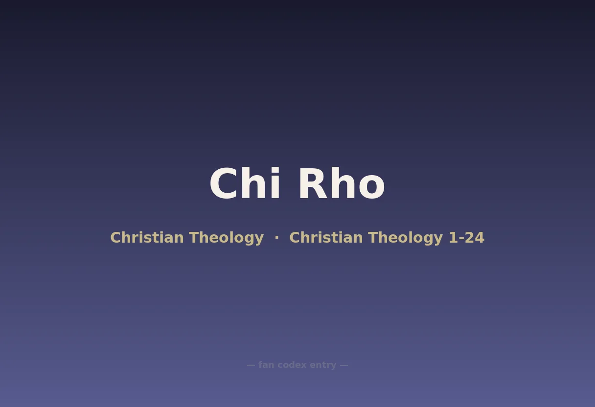 Chi Rho