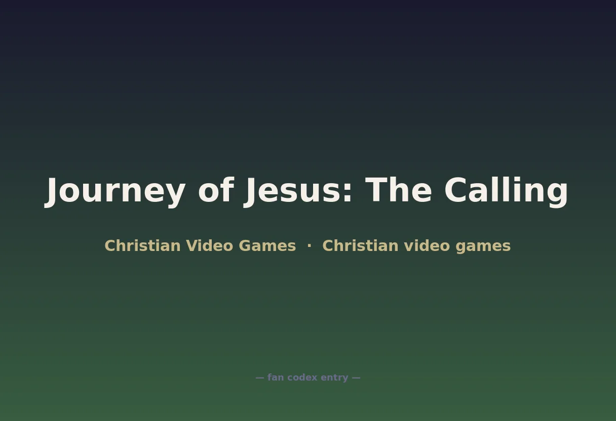 Journey of Jesus: The Calling