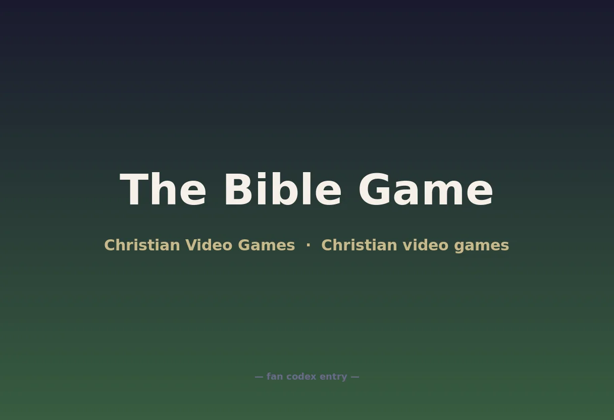 The Bible Game