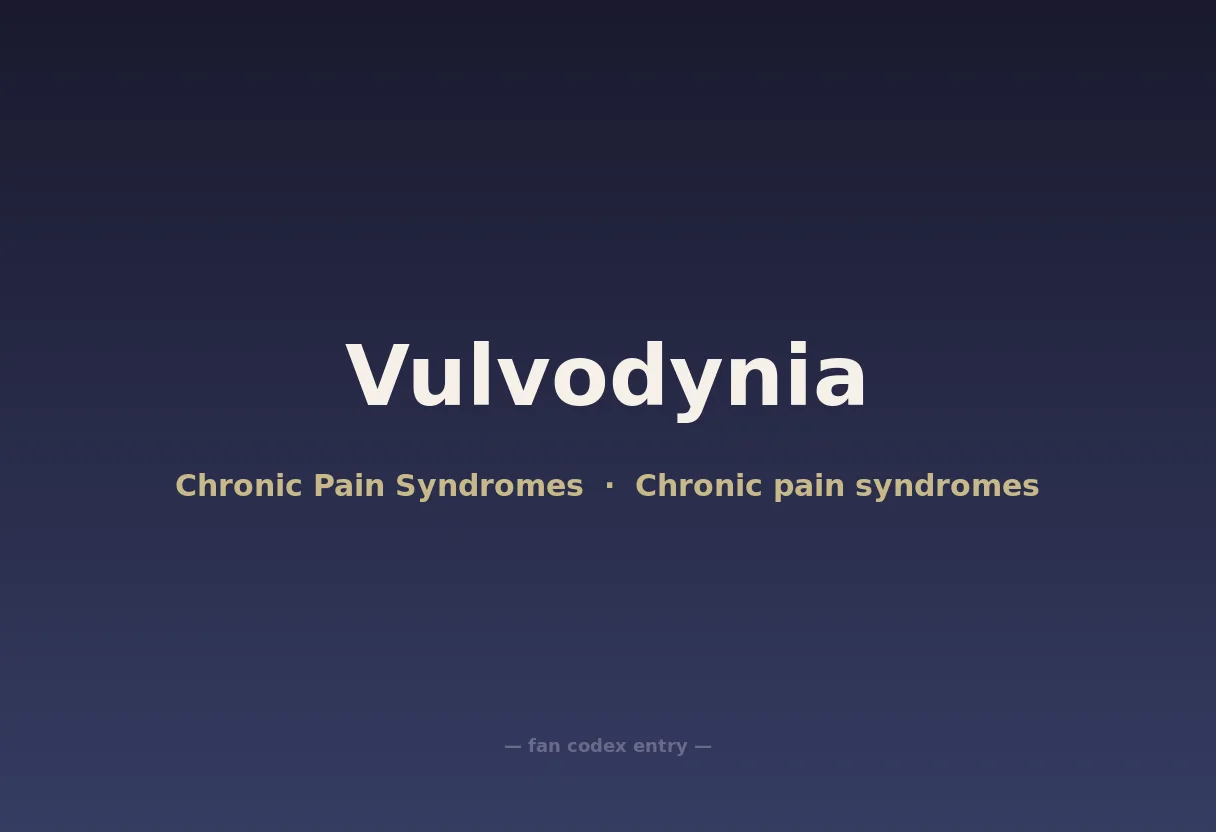 Vulvodynia