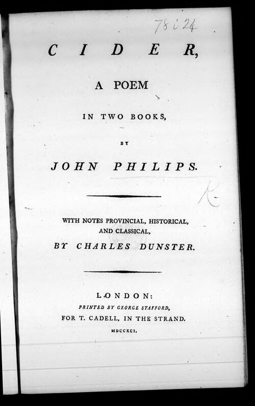 Cider - A Poem in Two Books
