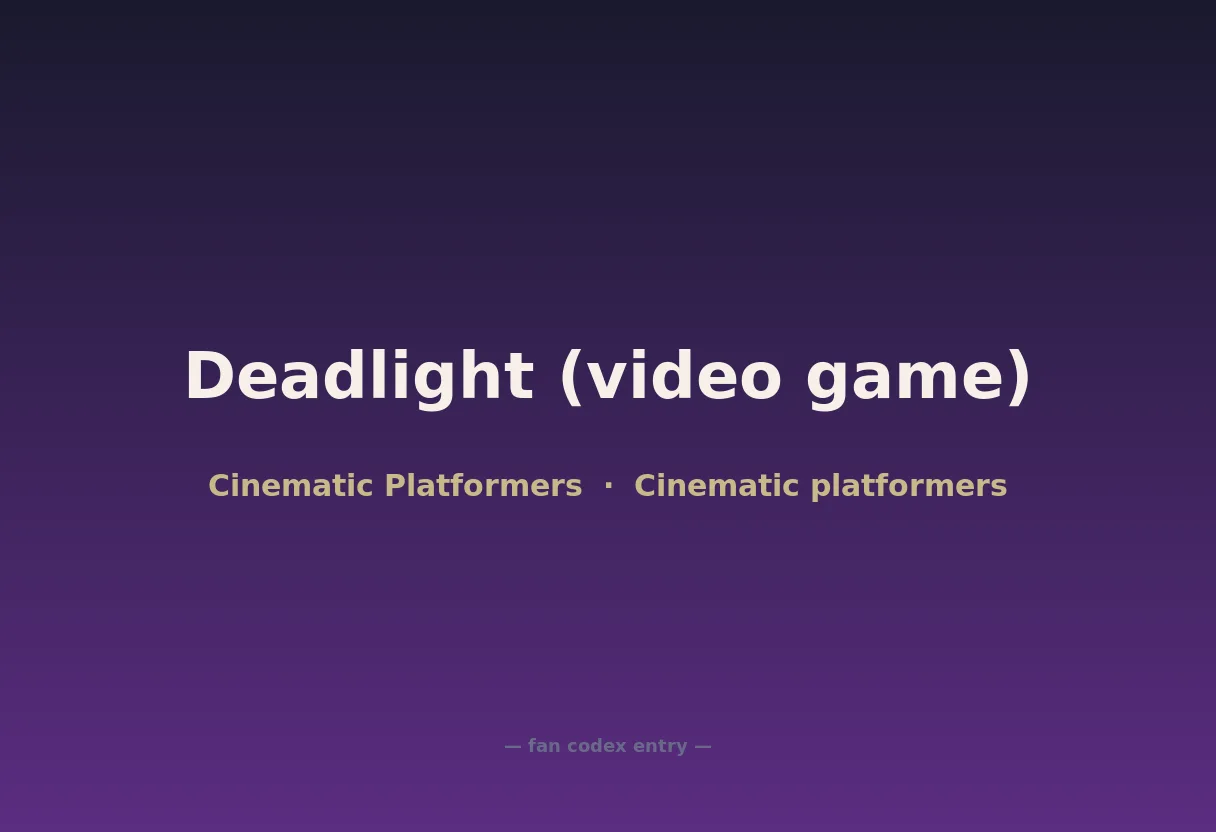 Deadlight (video game)