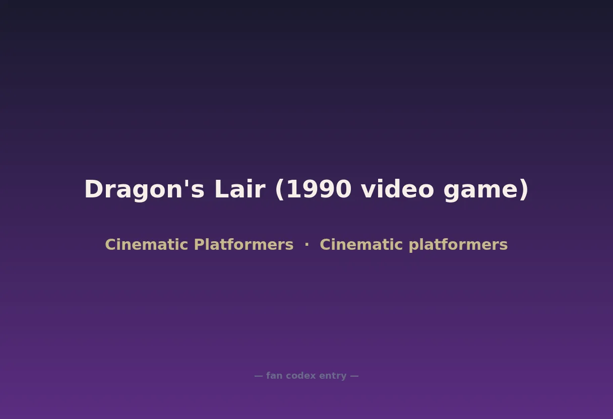 Dragon's Lair (1990 video game)