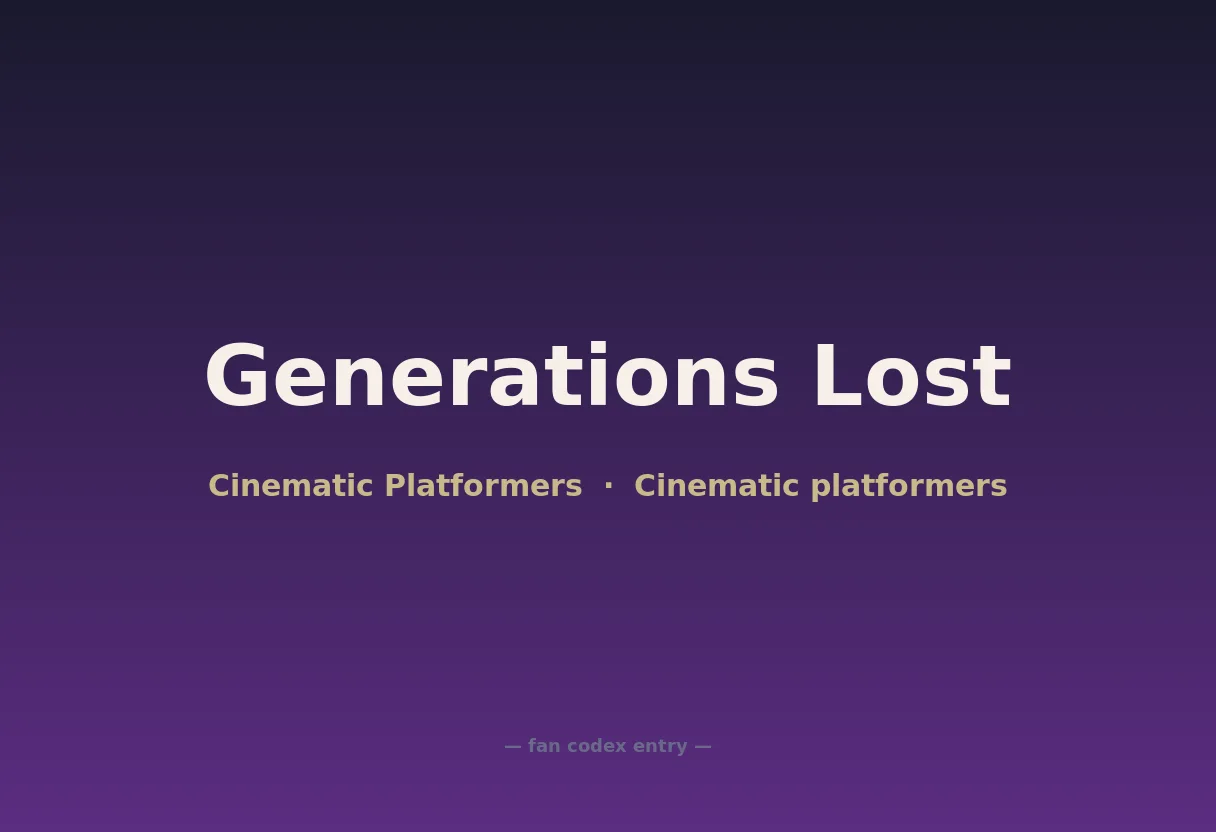 Generations Lost