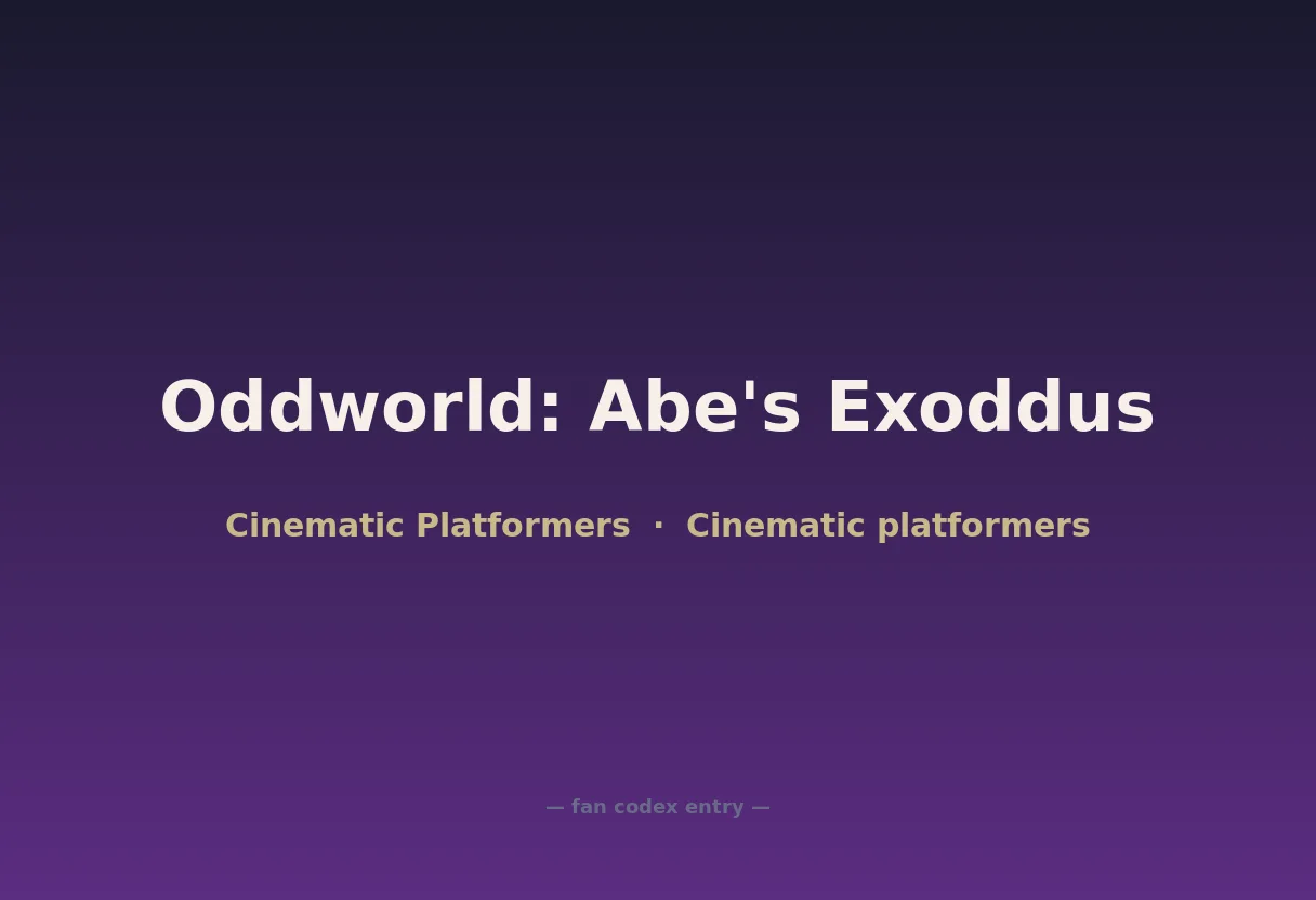 Oddworld: Abe's Exoddus
